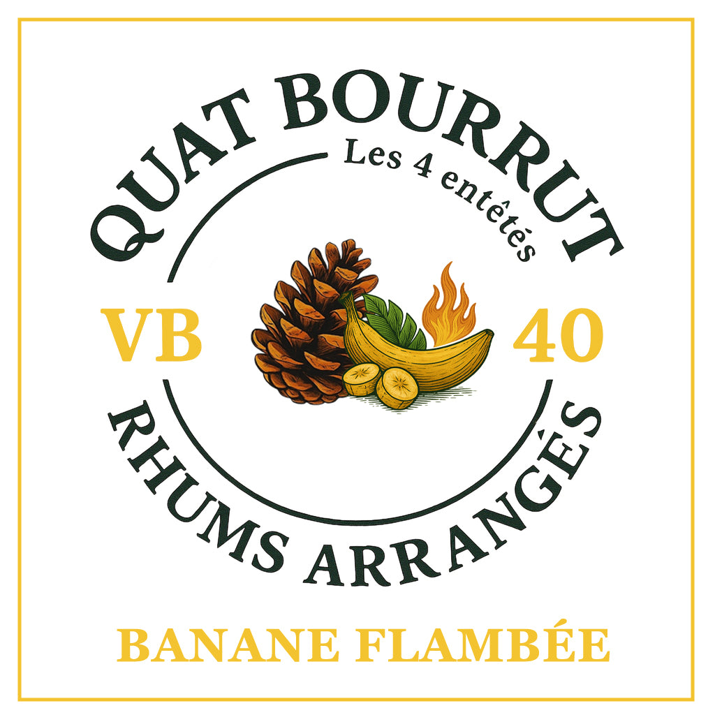 Rhum arrangé Banane Flambée