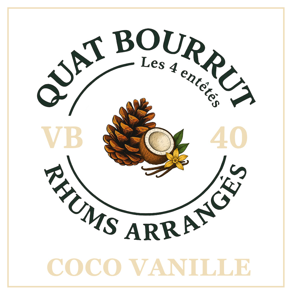 Rhum arrangé noix de Coco Vanille Gourmet