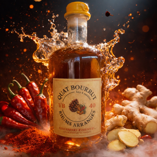 Rhum arrangé Gingembre Piment d'... ( Chut Chut pas de Marque ) Force, caractère et chaleur artisanale