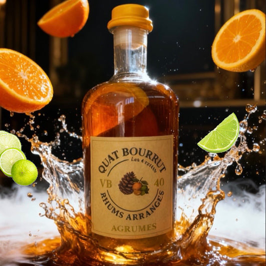 Rhum arrangé Agrumes - Fraîcheur acidulée et saveurs ensoleillées