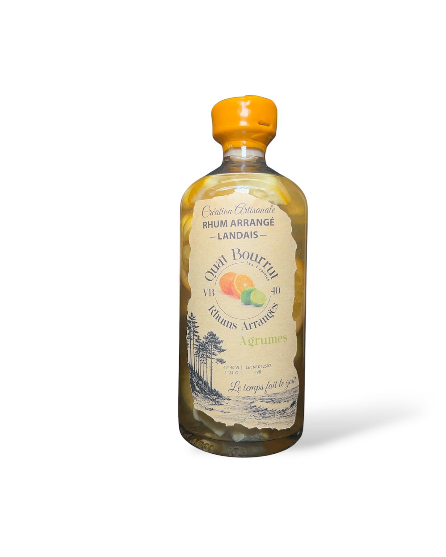 Rhum arrangé Agrumes - Fraîcheur acidulée et saveurs ensoleillées