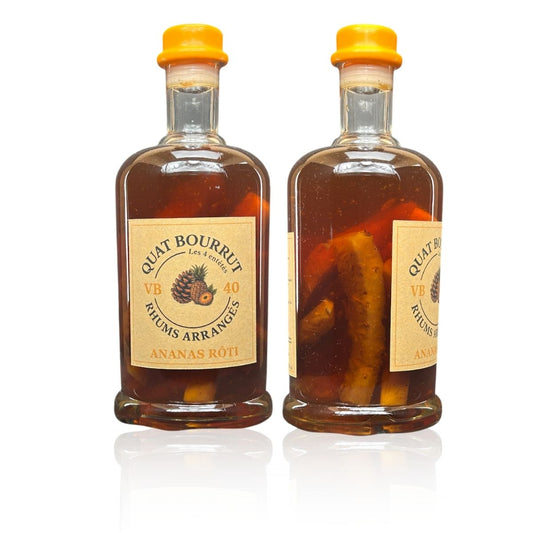 {{Rhum arrangé Ananas Rôti - Saveurs tropicales et gourmandes}} | Rhum Arrangé Quatbourrut..