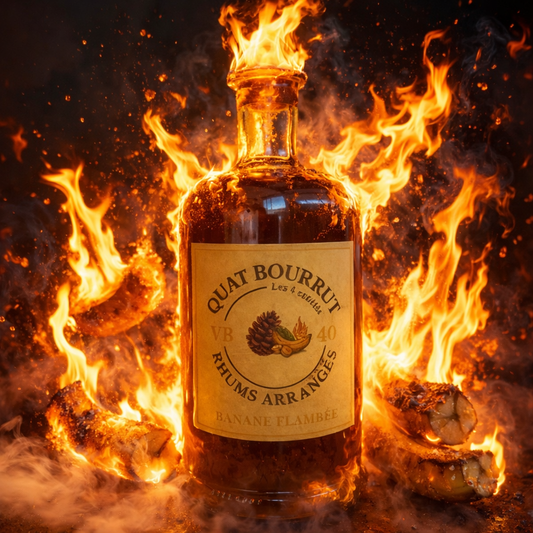 DE RETOUR AU PRINTEMPS 2026 - Rhum arrangé Banane Flambée - Douceur caramélisée et arômes exotiques