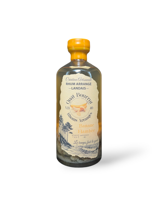 Rhum Arrangé Banane Flambée – Douceur Caramélisée et Arômes Exotiques