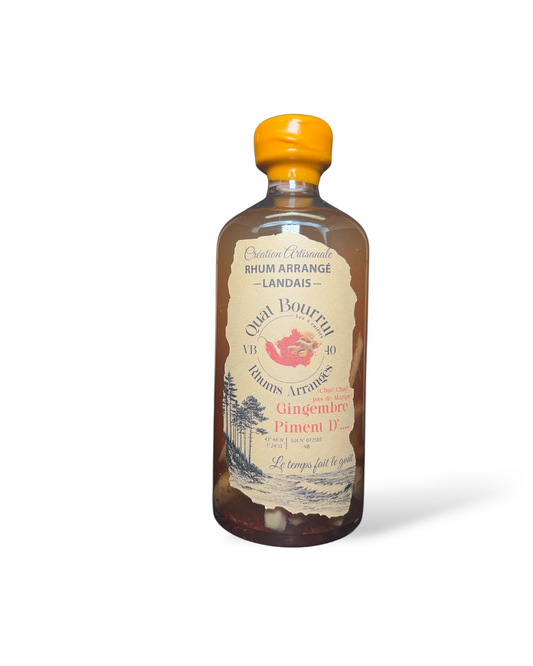 Rhum Arrangé Gingembre Piment – Force, Caractère et Chaleur Artisanale