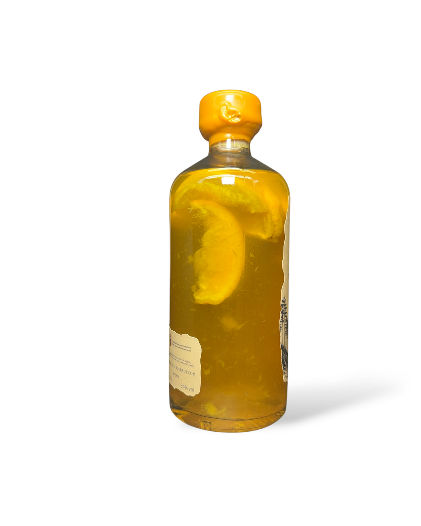 Rhum Arrangé Orange & Curcuma – Éclat Fruité Relevé d'une Touche Épicée