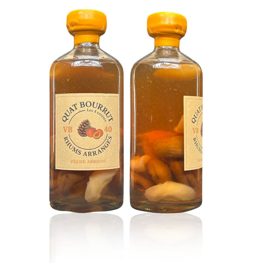 Rhum Arrangé Pêche Abricot – Rencontre Solaire de Deux Fruits d'Été
