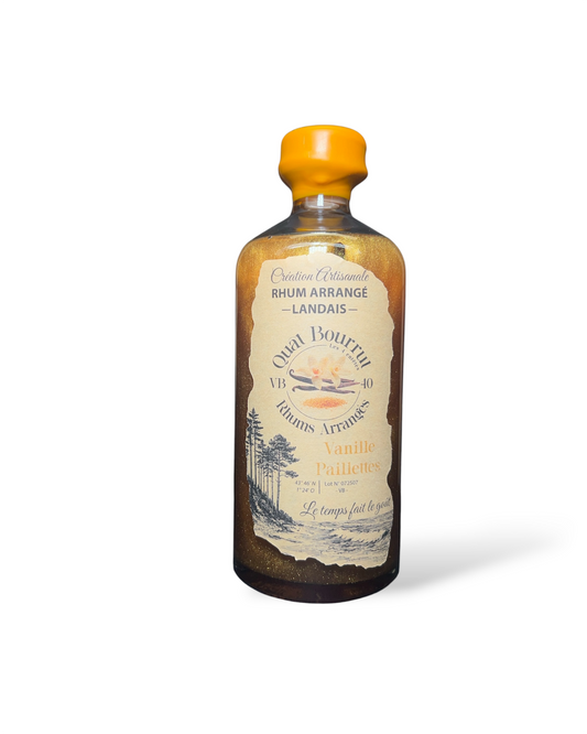 Rhum Arrangé Vanille & Paillettes d'Or – Élégance, Douceur et Raffinement